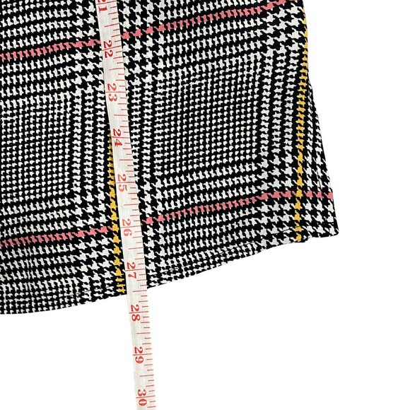 Charter Club Women's Houndstooth Plaid Button Down Blouse Size L Workwear Chic - Picture 7 of 10